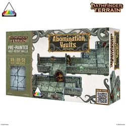 Dungeons & Lasers PATHFINDER TERRAIN: ABOMINATION VAULTS Pre-painted