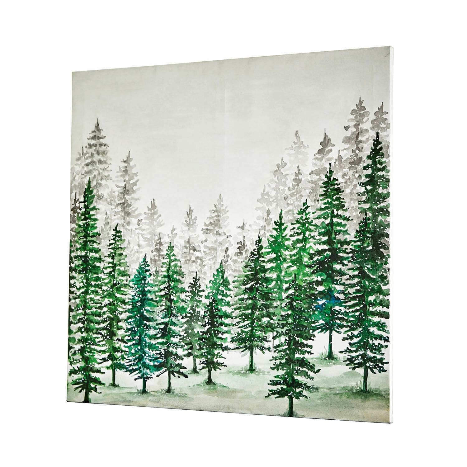 Loberon Afbeelding Mierta Canvas Schilderij Groen