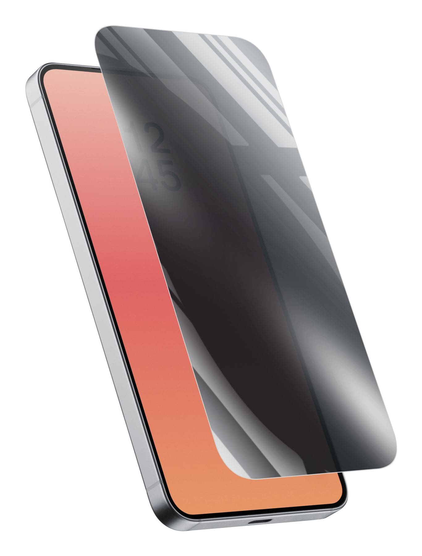 Peter Jäckel 23033 Privacy Capsule Glass Datenschutz-Bildschirmschutz gehärtetes Glas für Samsung A37/ S24 FE/ A36/ A56 Kratzresistent