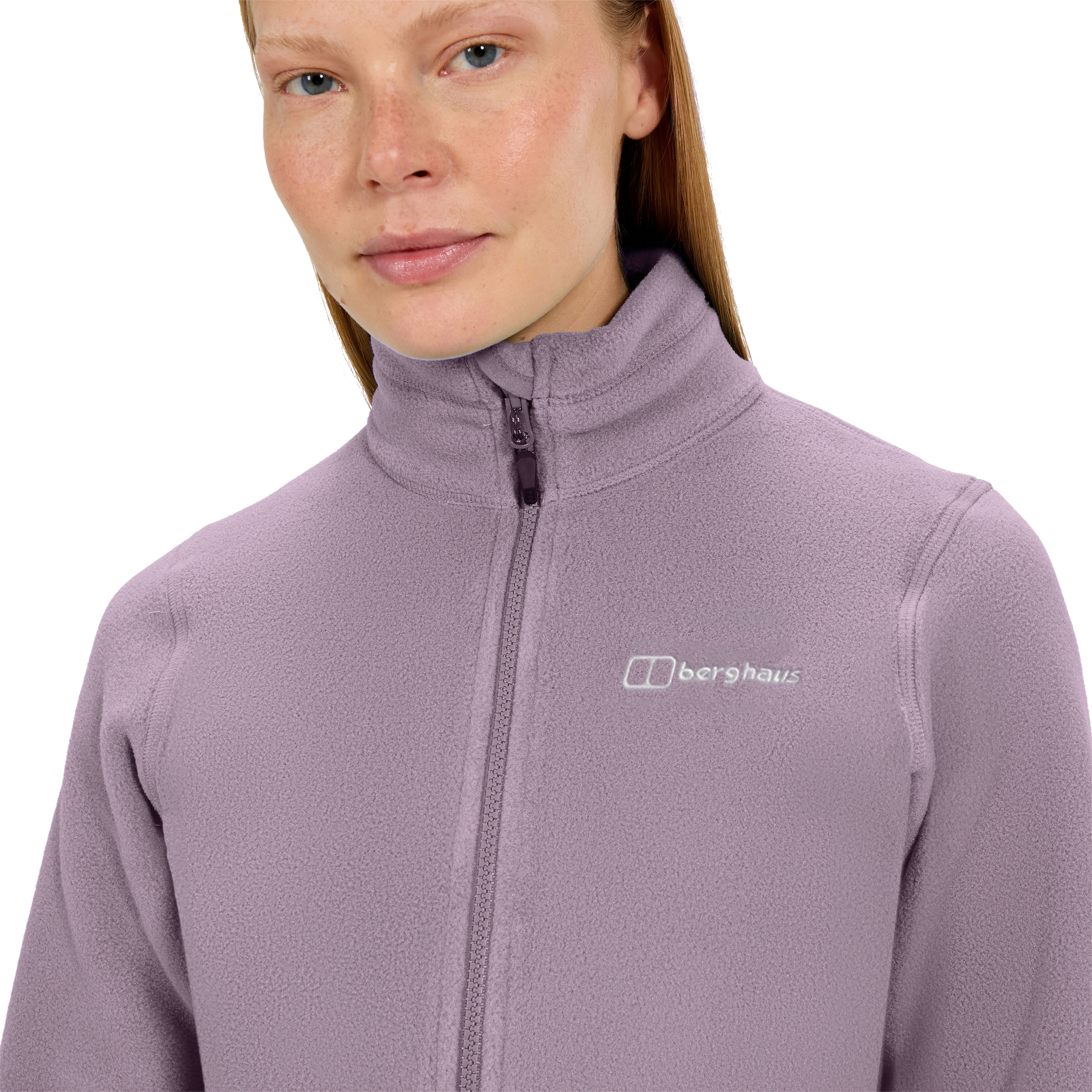 Fleecejacke BERGHAUS "PRISM PT IA FL JKT AF", Damen, Gr. XL, lila (alpine haze), Fleece, Obermaterial: 100% Polyester, normal, Jacken Fleecejacke, durchgehender Reissverschluss, atmungsaktives Material, wasserabweisend alpine haze XL
