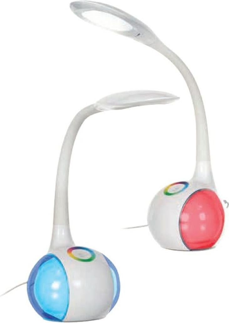 ActiveJet AJE-RAINBOW RGB LED tafellamp met RGB-verlichte voet
