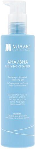 Miamo Acnever AHA/BHA Purifying Cleanser Gel Viso Detergente Purificante Sebo-normalizzante 250 ml