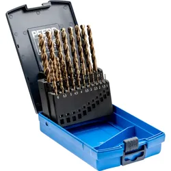 PFERD TOOLS Spiralbohrer-Set 19-tlg. INOX HSSE N DIN 338 - 25203703