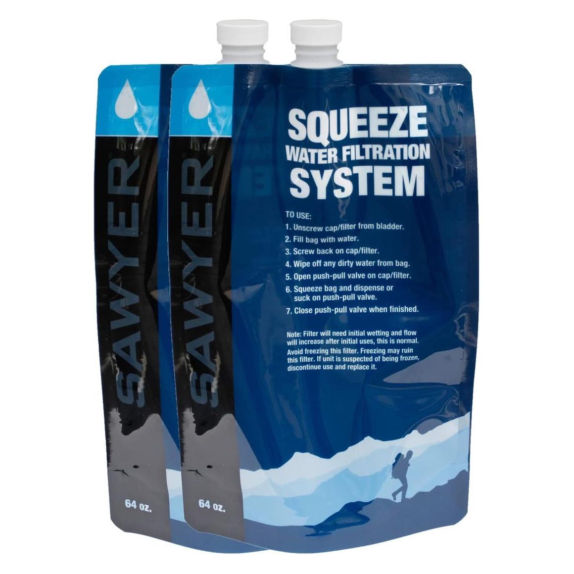 Sawyer 2 Liter Squeezable Pouch-Set of 2 (SP114)
