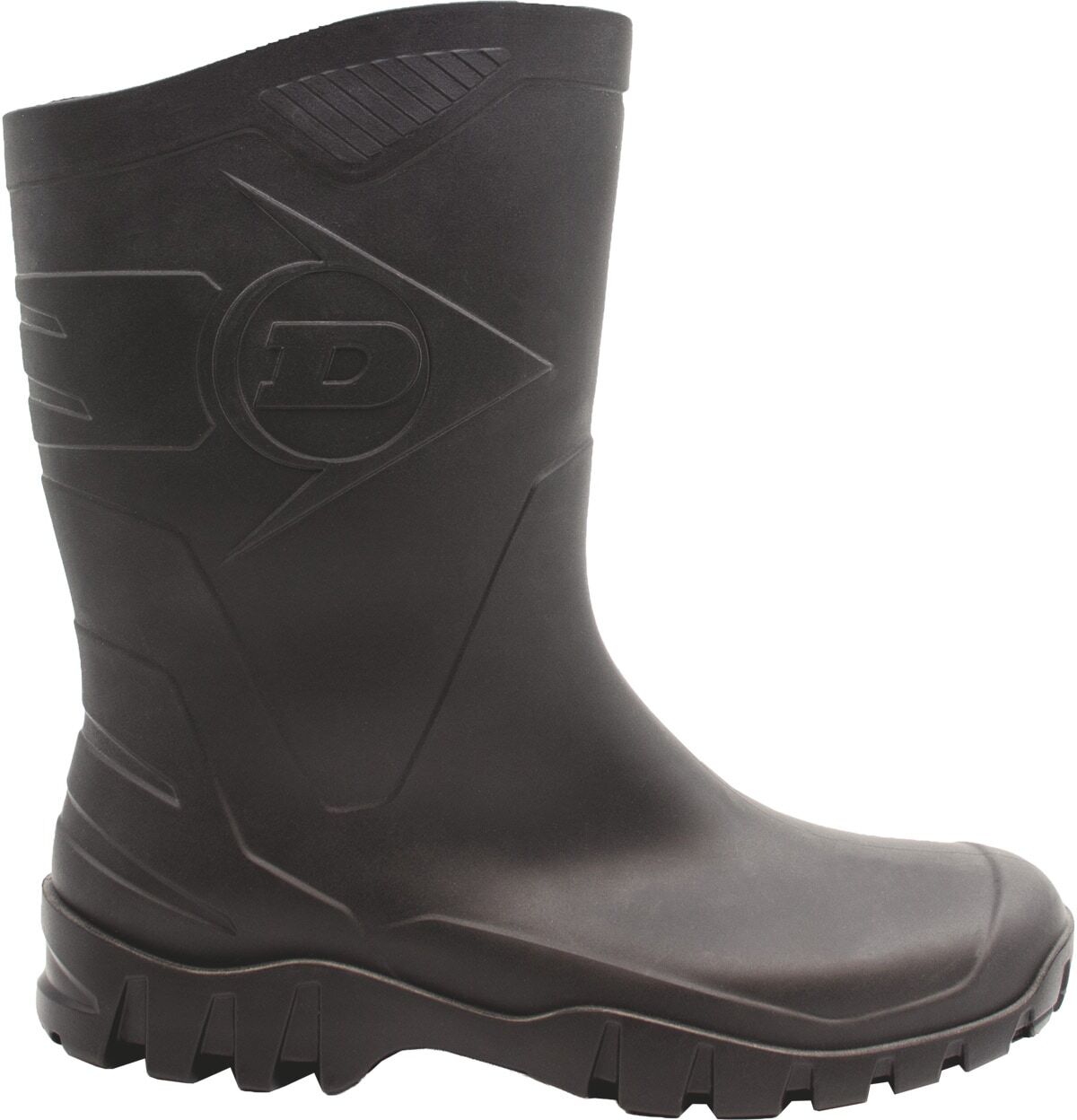 Gummistiefel DUNLOP "Dee", Damen, Gr. 45, schwarz, Obermaterial: 100% PVC PVC., Schuhe Gummistiefel
