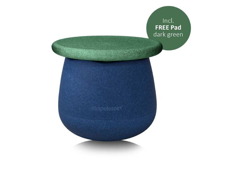 Stapelstein® - Dynamic small, waters & greens (Inkl. GRATIS Pad dark green)