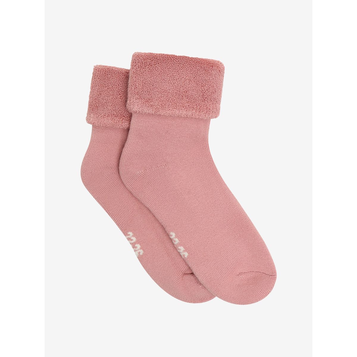 Minymo Cozy Velour Socks ash rose (575) 39\42 6838-575-39\42