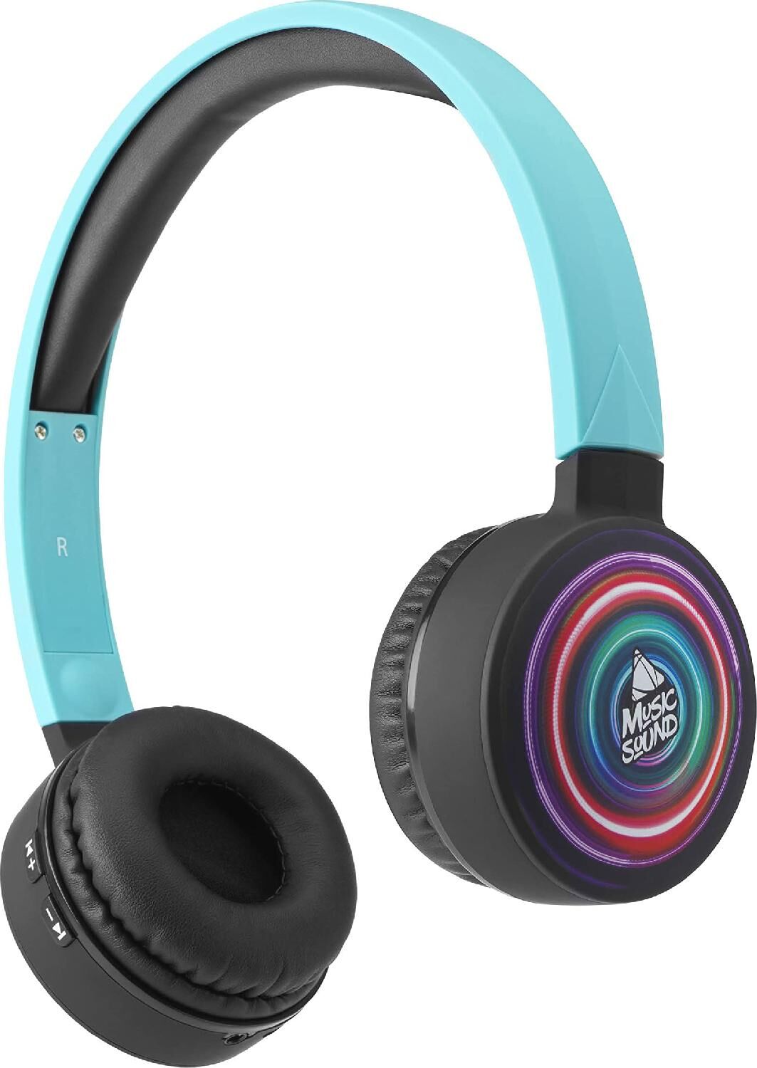 Cellular Line Btmusicsoundfan19 Cuffie Bluetooth, Wireless, Colore Rings - Btmusicsoundfan19