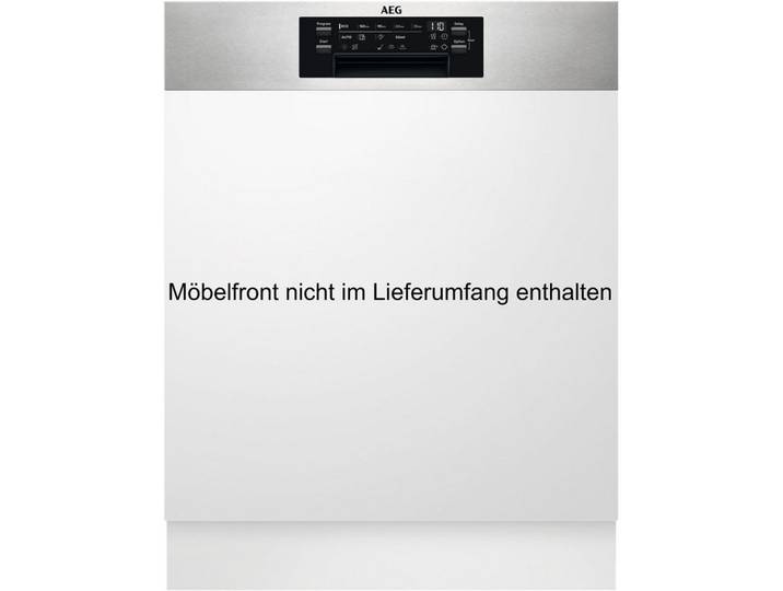 AEG teilintegrierbarer Geschirrspüler 5000 FES7672APM, 14 Maßgedecke, AirDry: Kein Nachtrocknen