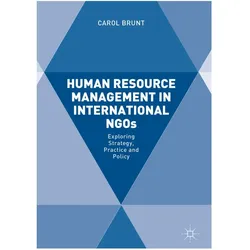 Human Resource Management in International NGOs, Fachbücher von Carol Brunt