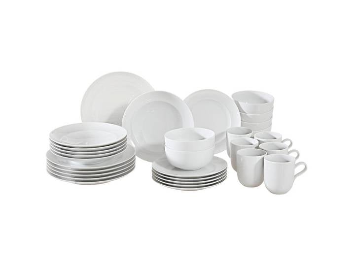 Seltmann Weiden Kombiservice Liberty, Weiß, Keramik, 30-teilig, 400 ml, Essen & Trinken, Geschirr, Geschirr-Sets, Kombiservice