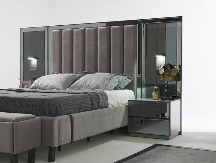 Xlmoebel Nachttisch 2x Holz Konsolen Tische Beistelltische für Schlafzimmer (Nachttisch-Set, 1-St., 2x Nachttisch), Made in Europa