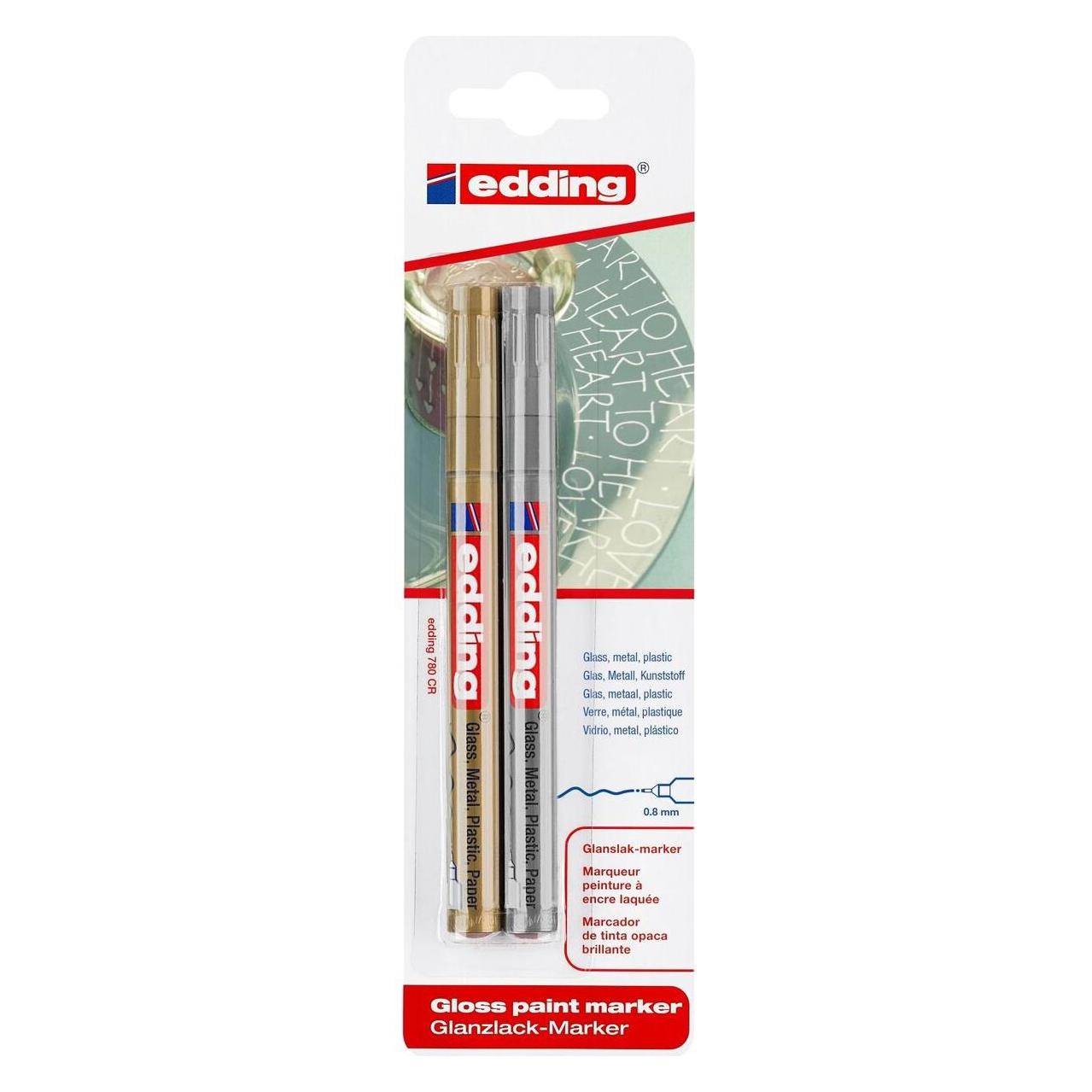 Edding 780 Glanzlack-Marker (2x) (780BLI-5354 CREA)