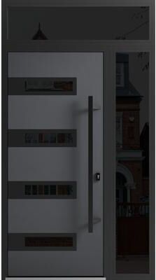 VDOMDOORS Ronex 0131 Grey Steel Exterior Door