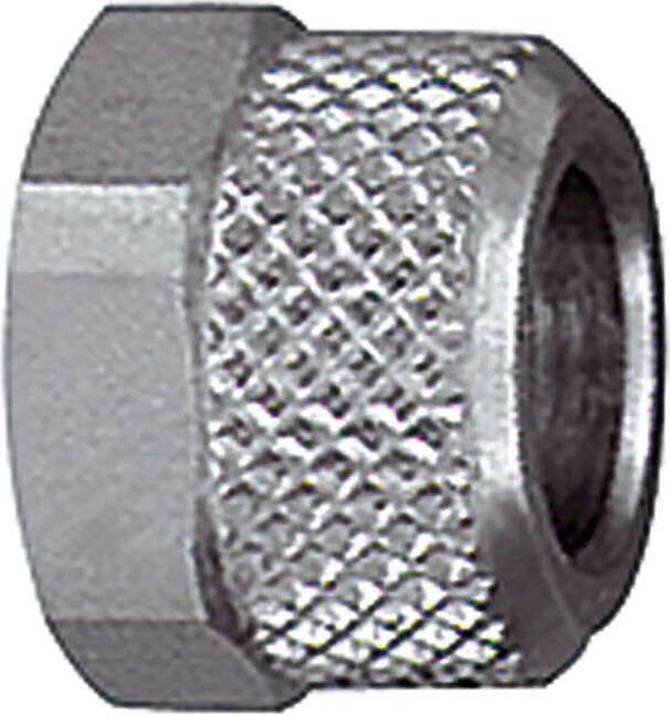Riegler Écrou borgne, M7x0,75, pour tuyau 5/3 mm, SW 8, MS vern. (16.007-5)