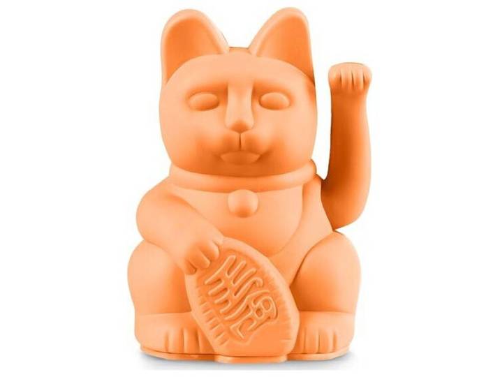 Lucky Cat Mini Winkekatze Pfirsich 10cm
