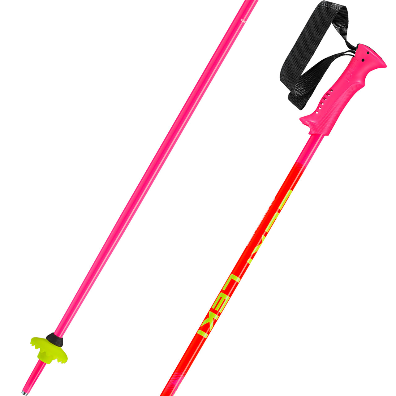 Leki Racing Kids neonpink/neonorange/neonyellow - 100 cm