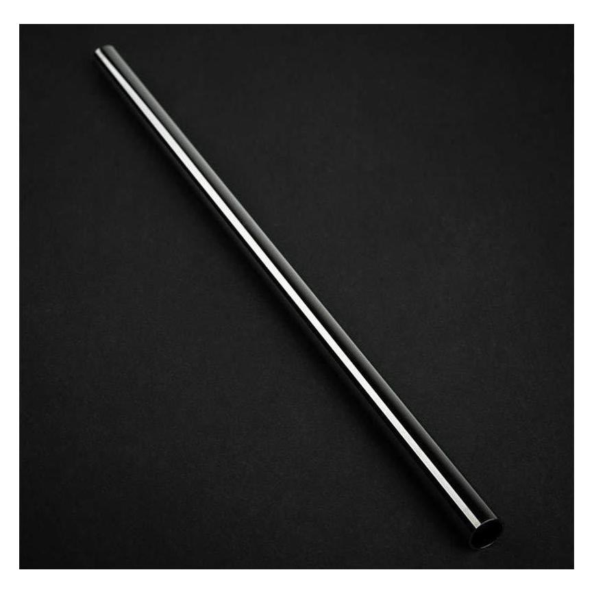 Bitspower None Chamfer Brass Hard Tubing 12mm AD, 500mm - black sparkle (0.50 m, Metall) (BP-NCBHT12BS-L500)