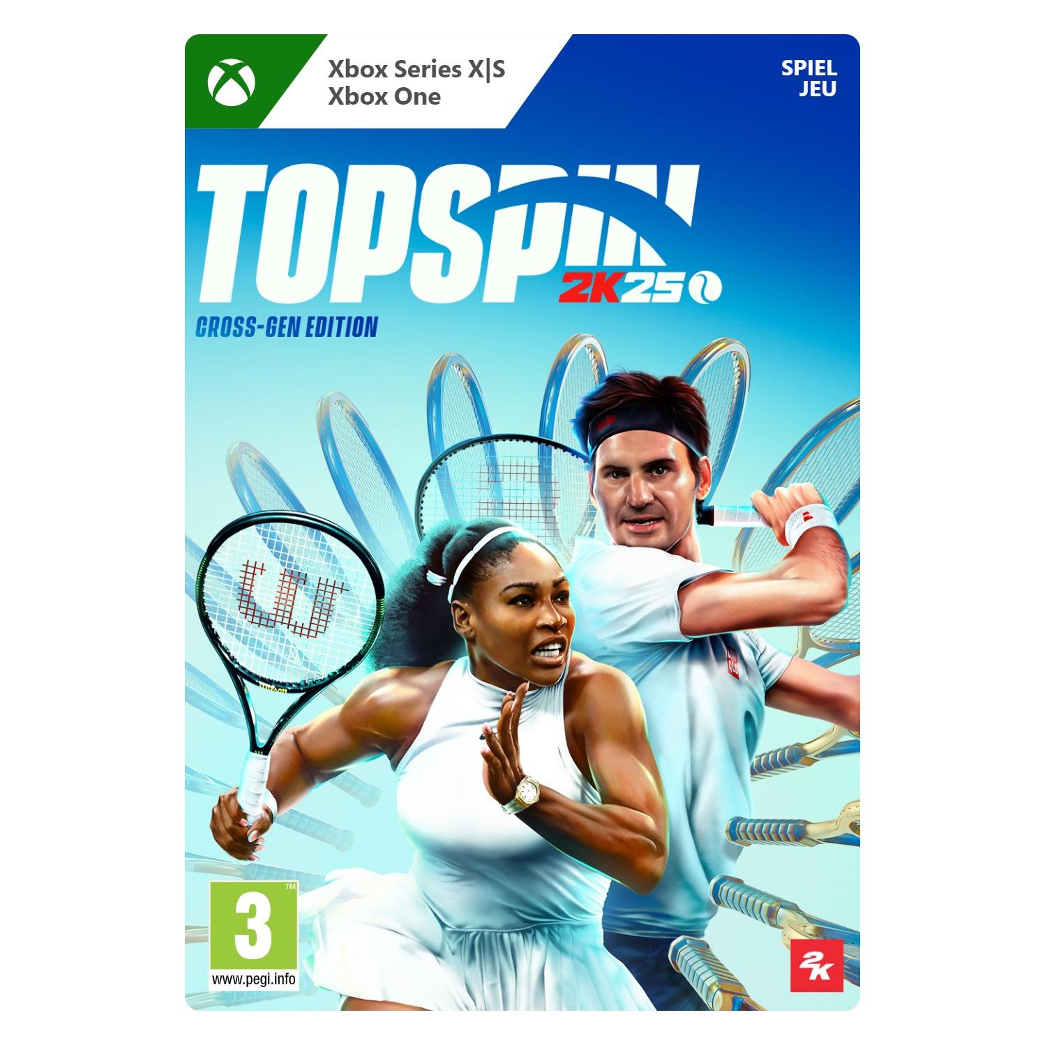 Microsoft Xbox TopSpin 2K25 CrossGen Download Code (Xbox One S, Xbox Series X) (G3Q-02233)