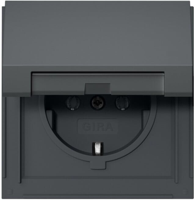 Gira Steckdose KD TX-44 Anthrazit (445467)