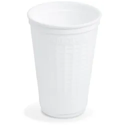 1250x Glühweinbecher Einweg, XPP, 200/250ml, weiß