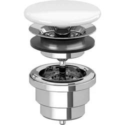 Villeroy & Boch, Ventil, Ventil, nicht verschliessbar, weiss
