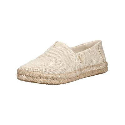 Espadrille TOMS "TOMS Halbschuhe Textil", Damen, Gr. 42, gold, Textil, Schuhe Espadrille