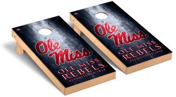 Skip's Garage Ole Miss Rebels Museum Cornhole Board Set