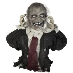 SATISFIRE Halloween Zombie IGOR , 67cm, animiert, Sound- und Lichteffekte
