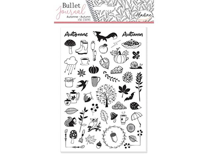 Aladine Bullet Journal Foam Stamps Herfst