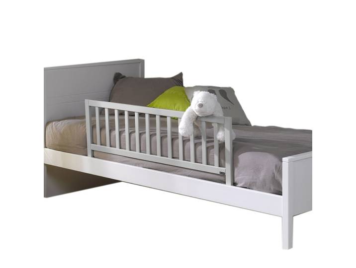 Barrière de lit enfant bois massif gris clair