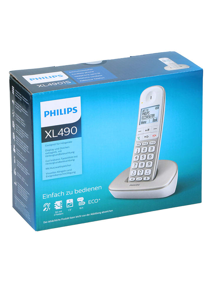 Philips Schnurloses Telefon "XL4901S/38 single" - onesize