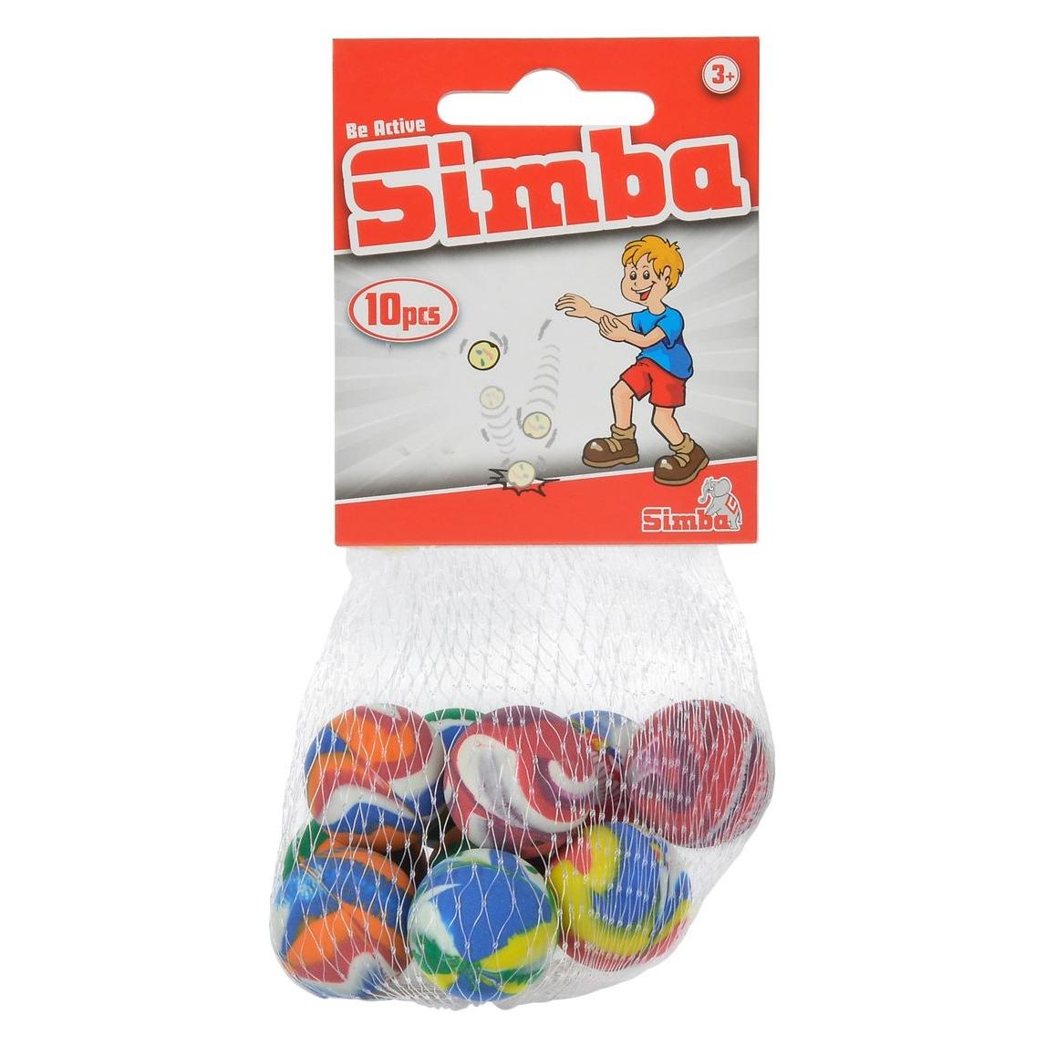 Simba 10 Sprungbälle im Netz, 3-sort. (107358168)