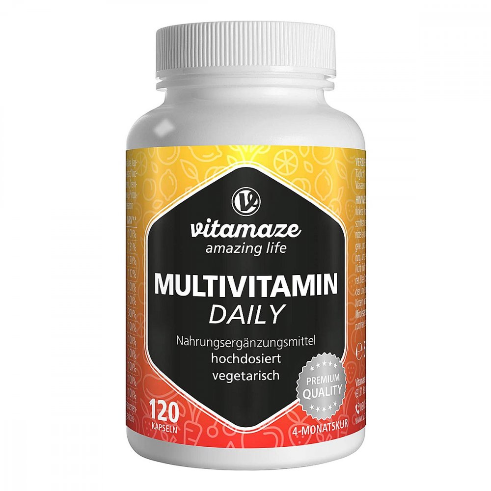 Vitamaze GmbH Multivitamin Daily ohne Jod vegetarisch Kapseln 16018551