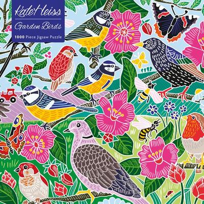 Puzzle - Kate Heiss, Gartenvögel