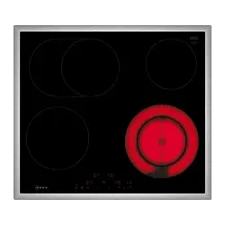 T16SDF9L0 Elektrokochfeld 60cm Glaskeramik TouchControl Bräterzone Edelstahlrahmen