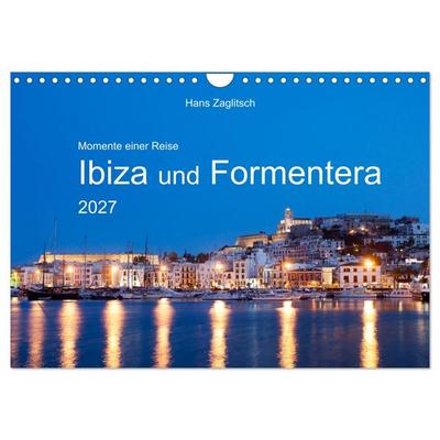 Momente einer Reise - Ibiza und Formentera (Wandkalender 2027 DIN A4 quer), CALVENDO Monatskalender