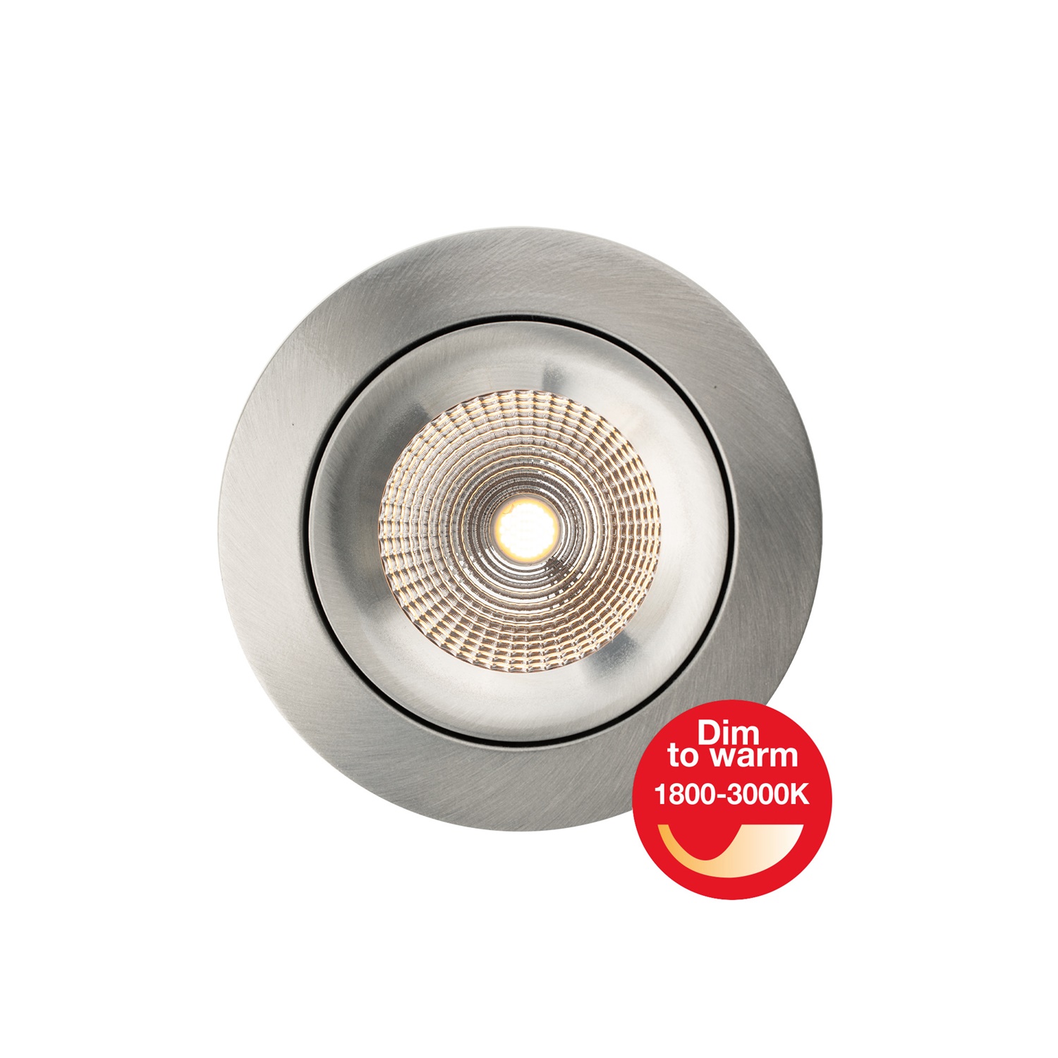 SLC LED-Einbaustrahler ONE 360° Alu (mit Dim-To-Warm) DALI SLC1145D 7070938070058