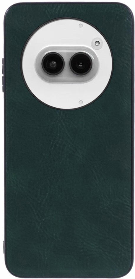 EIDERWOOD Nothing Phone (2a) / (2a) Plus Kunstlæder Bagside Cover m. Fleksibel Plastik Kanter - Grøn
