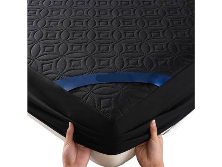 Stoffmatratze zerreißen oder Mehrfarbig, verschiedene Größen, for verschiedene Orte: Schlafzimmer, Gästebetten, Wohnmobil(Black,160x200cm (63x79in))