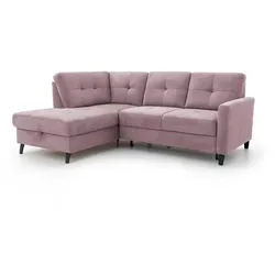 sit & more Ecksofa Valona Stoff Violett Flieder