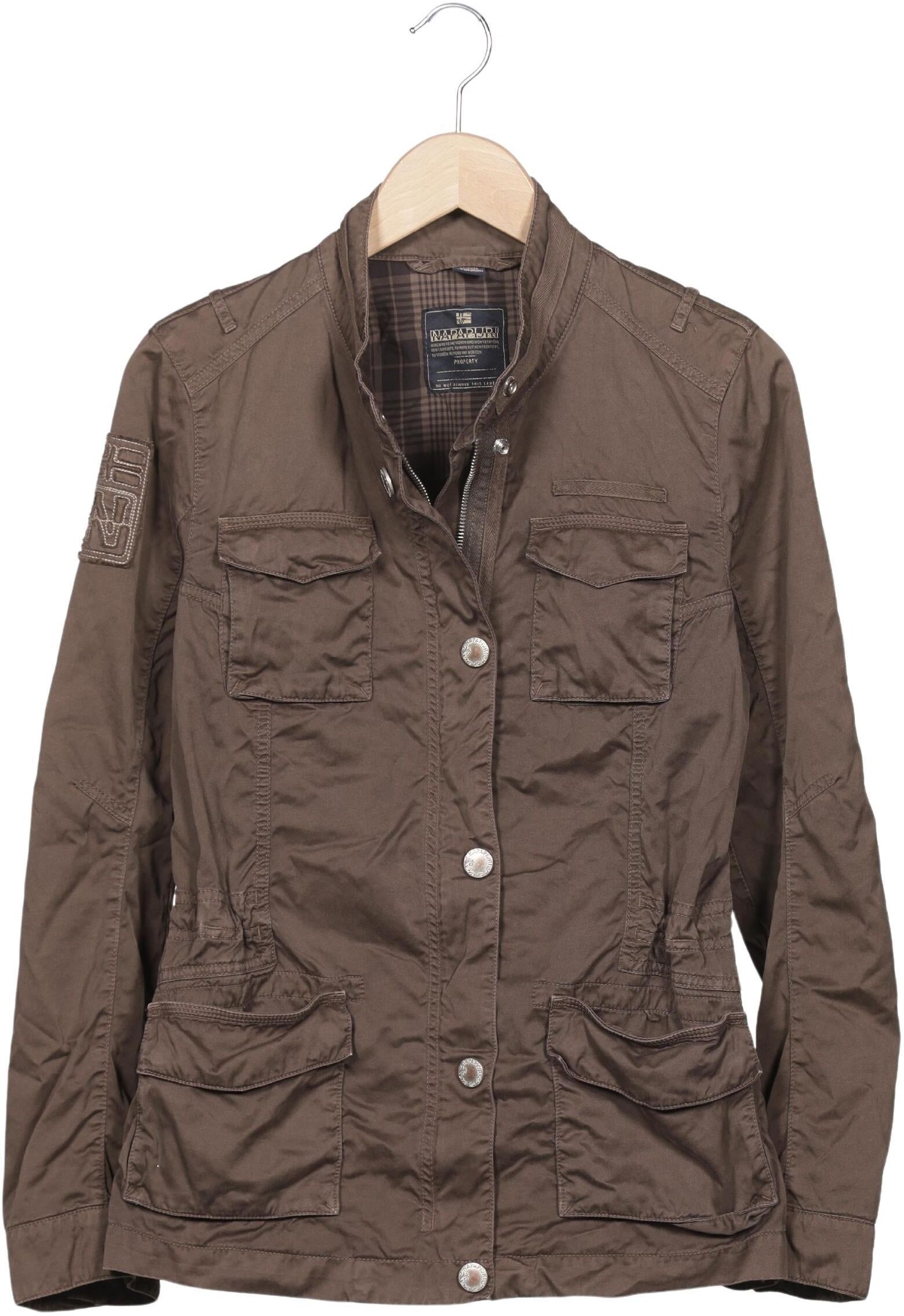 Napapijri Damen Jacke, Braun, Gr. S, Synthetik / Baumwolle - Second Hand