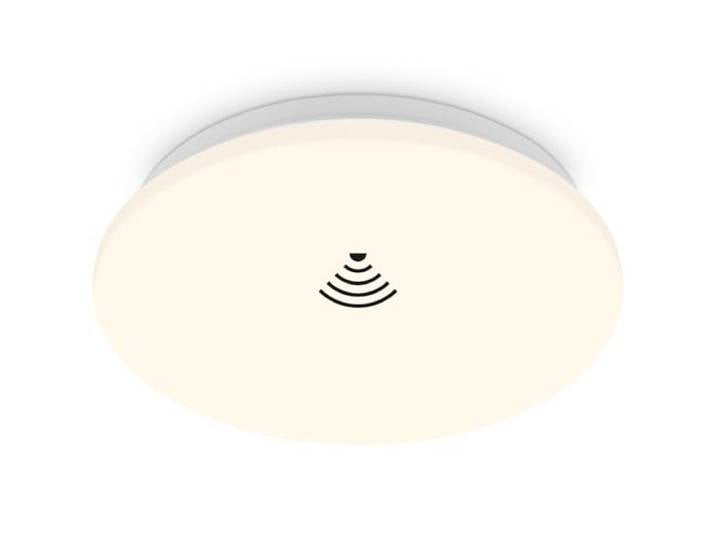BRILONER - Plafonnier LED avec détecteur de mouvement\, lumière blanche chaude\, plafonnier LED\, lampe LED\, lampe de cuisine\, chambre d'enfant\, 270x60 mm (DxH) blanc