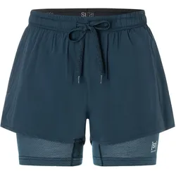 Super Natural, Damen, Outdoorhose, Double Layer (S), Blau