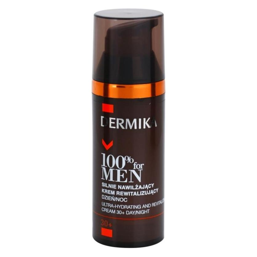 Dermika 100% for Men 30+ moisturizing face cream 50ml (50 ml, 24h Creme) (5902046503017)