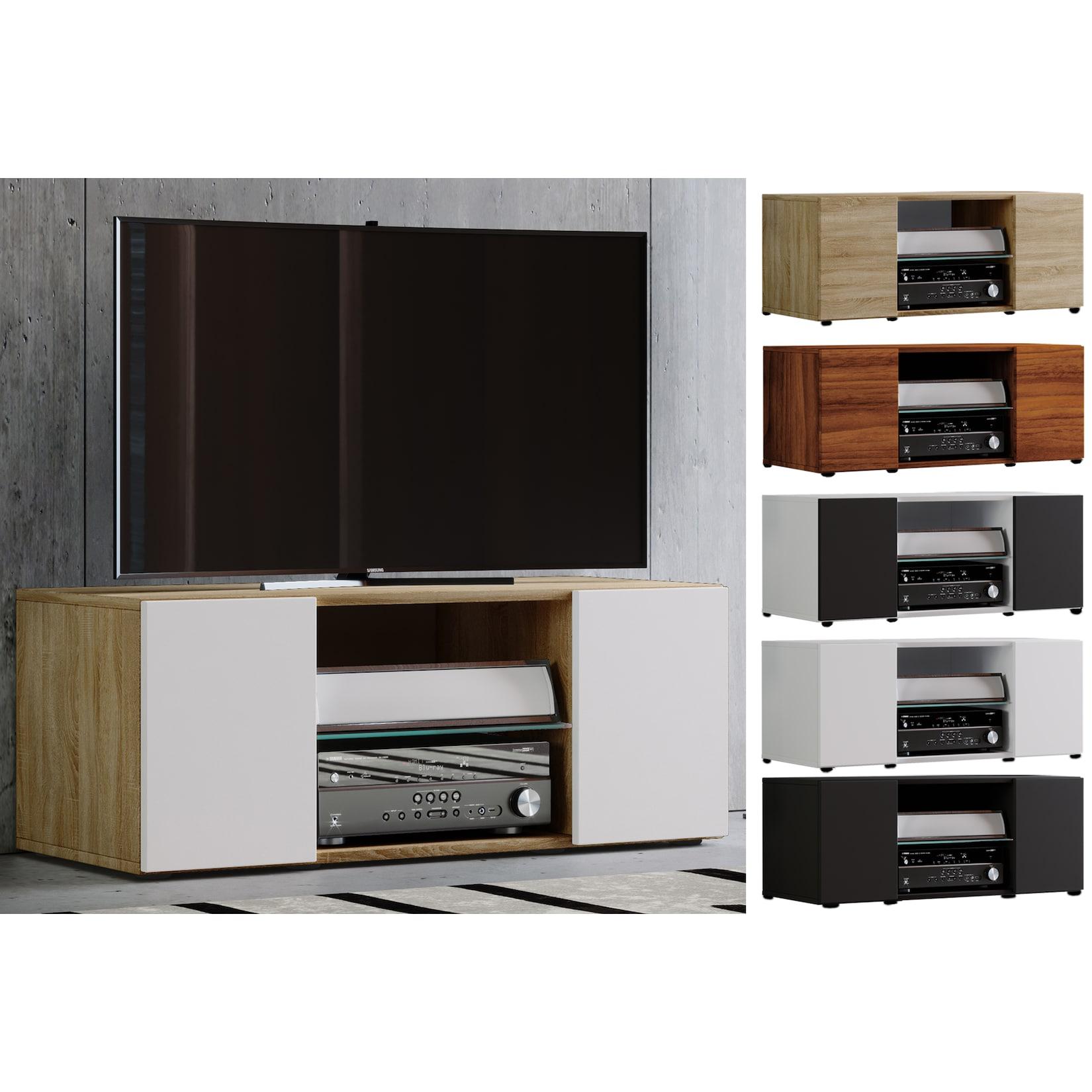 VCM TV Möbel Lowboard Fernsehschrank Maße H. 40 x B. 95 x T. 36 cm Fernseh Möbel - Lowina