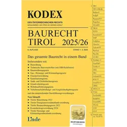 Gstöttner:KODEX Baurecht Tirol 2025/26, Fachbücher von Theresa Gstöttner