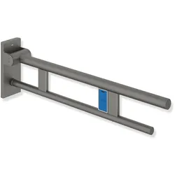 HEWI System 900 Stützklappgriff Duo, Design A, Edelstahl, SC