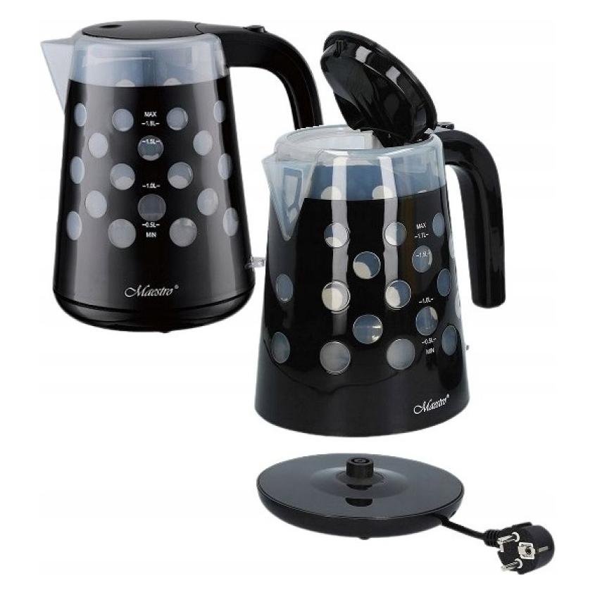Maestro Czajnik elektryczny 1 7L 2200W MR-045-BLACK (1.70 l) (MR-045-BLAC)