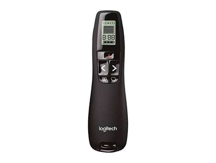 Logitech Draadloze presentator R800, PowerPoint Clicker met groene laseraanwijzer, draadloze presentatie clicker afstandsbediening